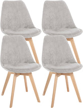 4er Set Stuhl Linares Cord - beige
