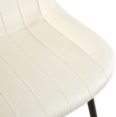Stuhl Rahden Samt - creme