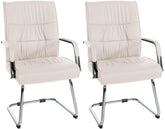2er Set Besucherstühle Sievert - creme