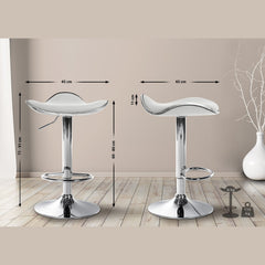 Barhocker Shanghai Kunstleder C - weiß - InfinityMarket