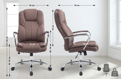 Bürostuhl BIG Xanthos Stoff - braun