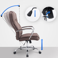 Bürostuhl BIG Xanthos Stoff - braun