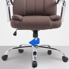 Bürostuhl BIG Xanthos Stoff - braun
