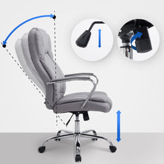 Bürostuhl BIG Xanthos Stoff - grau