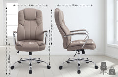 Bürostuhl BIG Xanthos Stoff - taupe