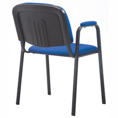 Besucherstuhl Ken PRO Stoff - blau