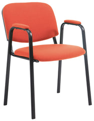 Besucherstuhl Ken PRO Stoff - rot