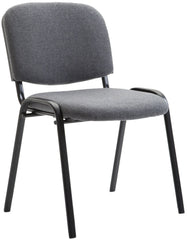 Besucherstuhl Ken V2 Stoff - grau