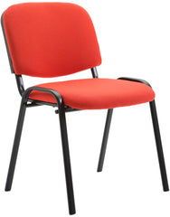 Besucherstuhl Ken V2 Stoff - rot