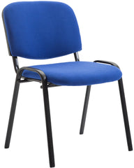 Besucherstuhl Ken V2 Stoff - blau