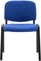 Besucherstuhl Ken V2 Stoff - blau