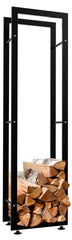 Kaminholzständer Keri V2 25x40x150 - schwarz