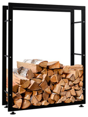 Kaminholzständer Keri V2 25x80x100 - schwarz