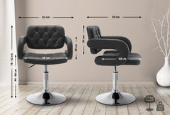 Lounger Dublin Kunstleder - schwarz