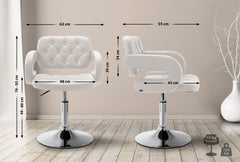 Lounger Dublin Kunstleder - weiß