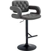 Barhocker Dublin schwarz - grau