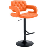 Barhocker Dublin schwarz - orange