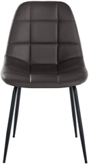 2er Set Stuhl Tom Kunstleder - braun
