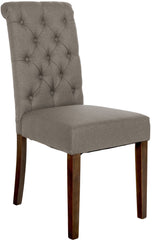 Esszimmerstuhl Lisburn Stoff - taupe