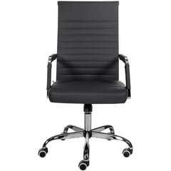 Bürostuhl Amadora Kunstleder - schwarz