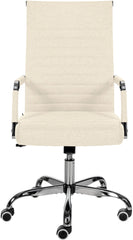 Bürostuhl Amadora Stoff - creme