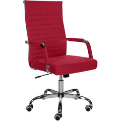 Bürostuhl Amadora Stoff - rot
