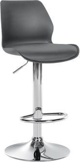 Barhocker Gilbert Kunststoff - grau
