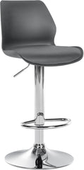 Barhocker Gilbert Kunststoff - grau