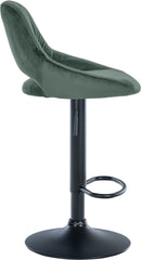 2er Set Barhocker Milet Samt B - gr�n
