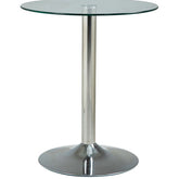 Glastisch 70 cm - klarglas - InfinityMarket