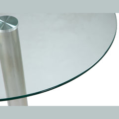 Glastisch 70 cm - klarglas - InfinityMarket