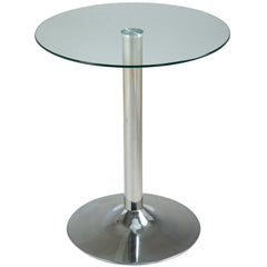 Glastisch 70 cm - klarglas - InfinityMarket