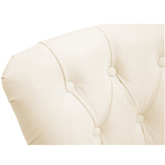 Barhocker Lakewood Echtleder, Antik-hell - creme