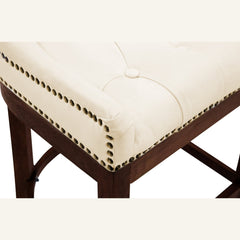 Barhocker Lakewood Echtleder, Antik - creme