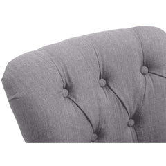 Barhocker Lakewood Stoff, Antik - hellgrau - InfinityMarket