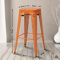 Barhocker Fletcher - orange