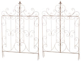 2er Set Rankgitter Mandevilla - antik braun by Dropshipping-Europe – Rosenb�gen