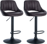2er Set Barhocker Milet Kunstleder B - braun
