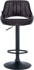 2er Set Barhocker Milet Kunstleder B - braun