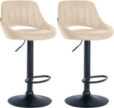 2er Set Barhocker Milet Kunstleder B - creme