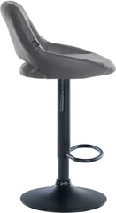 2er Set Barhocker Milet Kunstleder B - grau