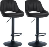 2er Set Barhocker Milet Kunstleder B - schwarz