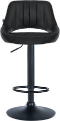 2er Set Barhocker Milet Kunstleder B - schwarz