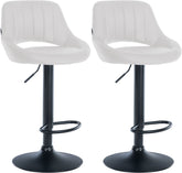 2er Set Barhocker Milet Kunstleder B - wei�
