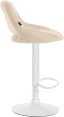 2er Set Barhocker Milet Kunstleder W - creme