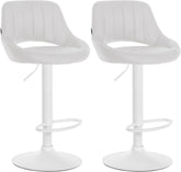 2er Set Barhocker Milet Kunstleder W - wei�