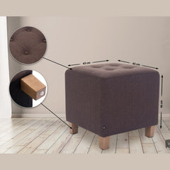 Sitzhocker Pharao, antik-hell - braun - InfinityMarket