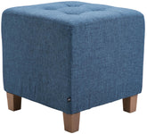 Sitzhocker Pharao, antik-hell - blau