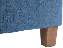 Sitzhocker Pharao, antik-hell - blau