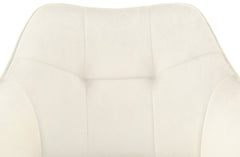 Esszimmerstuhl Scott Samt - creme